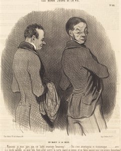 Muodikas puku tekijältä Honoré Daumier