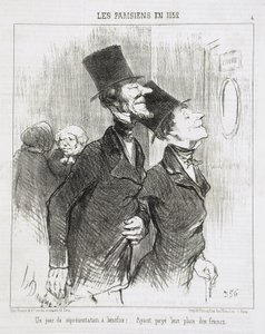 Päivä hyväntekeväisyysnäytöksessä! tekijältä Honoré Daumier