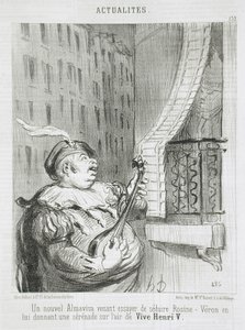 Uusi Almaviva... tekijältä Honoré Daumier
