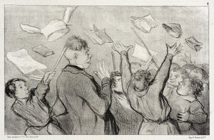 Mellakka tekijältä Honoré Daumier