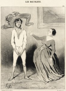 Minunlaiseni nainen... ompelemaan napin takaisin?... tekijältä Honoré Daumier