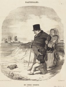 Kauhea kohtaaminen tekijältä Honoré Daumier