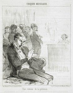 Kohteliaisuuden uhri tekijältä Honoré Daumier