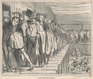 Vierailu kylpylöissä tekijältä Honoré Daumier