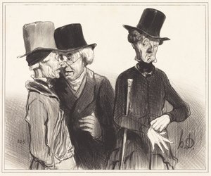 Kas vain! Sinusta on tullut koroillaeläjä, minusta lääkäri, hänestä... tekijältä Honoré Daumier