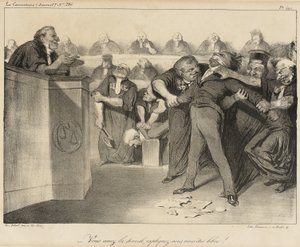 Teillä on puheenvuoro, selittäkää, olette vapaita! tekijältä Honoré Daumier