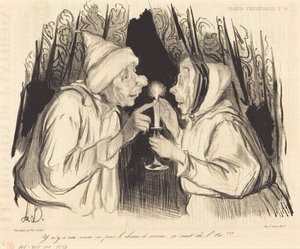 Mikään ei auta nuhaan niin kuin tämä... tekijältä Honoré Daumier