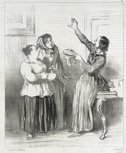 ...mikä on naisen asema nykyajan yhteiskunnassa... tekijältä Honoré Daumier