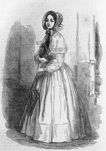 Julie Mercadet, kuvitus teoksesta Good Businessman (Le Faiseur), kirjoittanut Honore de Balzac (1799-1850), ranskalainen painos