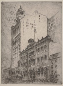 Tammany Hall (etsaus) tekijältä Horace Devitt Welsh