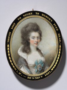 Lady Grace Anna Newenhamin muotokuva, 1784. tekijältä Horace Hone