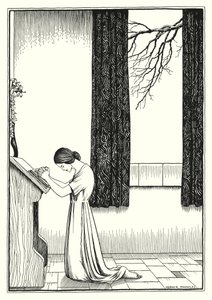 Vuorisaarnan kuvitus (kaiverrus) tekijältä Horace J. Knowles