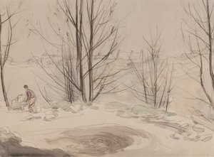 Carshalton Quarry, 1907 (liitu ja wc paperilla)