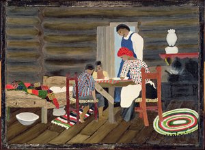 Kiitos, n. 1942 (öljy paneelille)