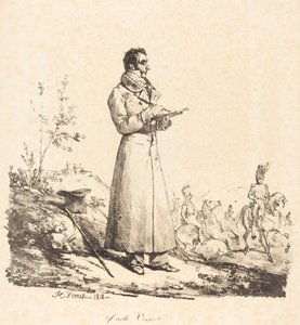 Carle Vernet, täyspitkä tekijältä Emile Jean Horace Vernet