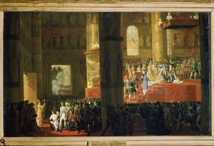 Keisarinna Maria Feodorovnan kruunaus 5. huhtikuuta 1797. (Keisarinna Maria Fedorovnan kruunaus 5. huhtikuuta 1797). Horace Vernet