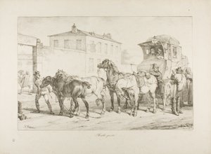 Postin valmentaja tekijältä Emile Jean Horace Vernet