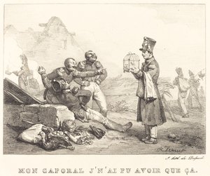 Korpraalini, voisin saada vain tämän tekijältä Emile Jean Horace Vernet