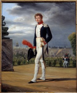 Keräilijän Philippe Lenoirin (1785 - 1867) muotokuva. Emile Dit Horace Vernet (1789-1863) maalaus tekijältä Emile Jean Horace Vernet
