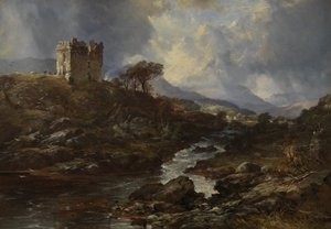 Kinlochalinen linna tekijältä Horatio McCulloch