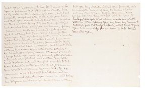 Nimikirjoituskirje Lady Hamiltonille, n.p. [Ruokaa merellä] tekijältä Horatio Nelson