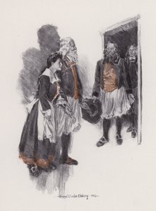 Kuvitus Evangelinelle, Tarina Arcadiesta, kirjoittanut Henry Wadsworth Longfellow (litho)