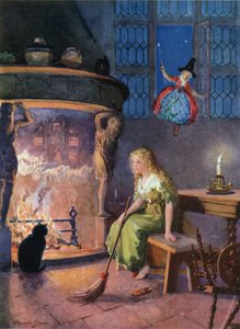 Cinderella (väri litho) tekijältä Howard Davie