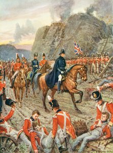 Wellingtonin herttua (1769-1852) Badajosin piirityksessä tekijältä Howard Davie