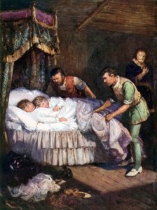 Prinssien murha tornissa (väri litho) tekijältä Howard Davie