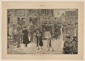 Jouluaamu vanhassa New Yorkissa tekijältä Howard Pyle