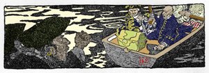 Merirosvo Jack Ballister ""Tarina Jack Ballisterin omaisuuksista""""Espanjan pään merirosvojen buccaneers and marooners" -kirjassa, kuvittaja Howard Pyle (1853-1911), kuvittaja amerikkalainen tekijältä Howard Pyle
