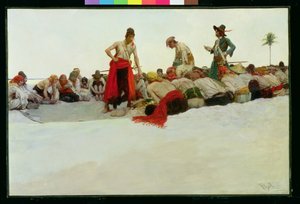 Així que el tresor es va dividir, de "The Fate of Treasure Town" de Howard Pyle, publicat a Harper