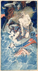 The Fishing of Thor and Hymir, Howard Pylen "North Folk Legends of the Sea" -julkaisusta, julkaistu Harper