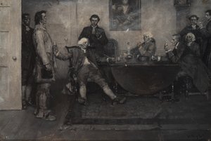 "Tämä on Enoch Wade, hyvät herrat", sanoi paronetti - tekijältä Howard Pyle