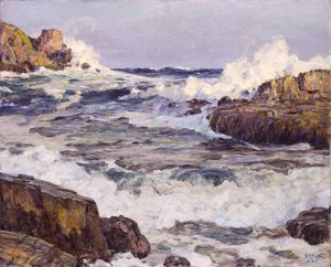 Raivaus September Galen jälkeen - Maine Coast, n. 1924.