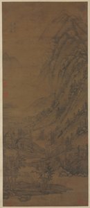 Kesävuoret Dong Yuanin jälkeen [aktiivinen mainoksesta 937-975], 1290-1354. tekijältä Huang Gongwang