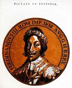 Medaljonkimuotokuva Ferdinand III:sta, Pyhän Rooman keisarista