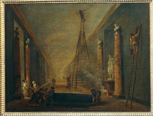 La Grande Galerie en cours de restauration - Suuri galleria restauroinnin aikana ...