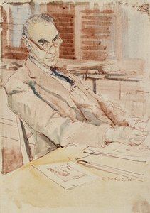 Sir Karl Theodore Parkerin muotokuva, CBE, 1952 tekijältä Hubert Andrew Freeth