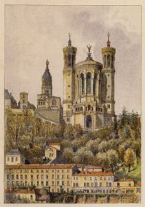 Notre-Dame De Fourvieres, A Lyon (värilitografia)