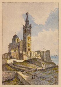 Notre-Dame De La Garde, Marseille (värilitografia).