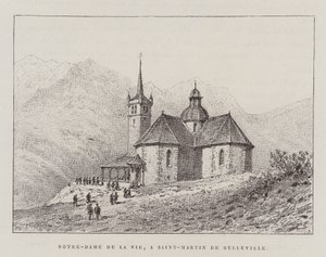 Notre-Dame De La Vie, A Saint-Martin De Belleville (kaiverrus) (kaiverrus) tekijältä Hubert Clerget