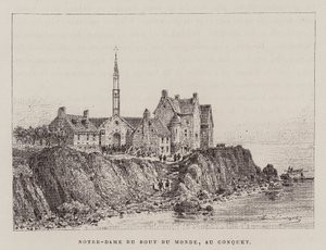 Notre-Dame Du Bout Du Monde, Au Conquet (kaiverrus) (kaiverrus) tekijältä Hubert Clerget