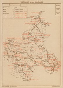 Pelerinages De La Champagne (värilitro) tekijältä Hubert Clerget