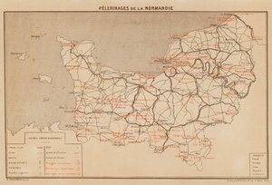 Pelerinages De La Normandie (värilitro) tekijältä Hubert Clerget