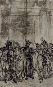 Tutkimus Jean François Marmontelin "Contes Moraux" -teoksen vinjettiä varten.