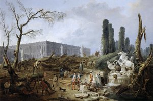 Apollon kylpylöiden Bosquet tekijältä Hubert Robert