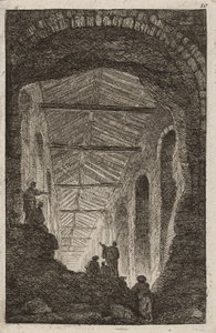 Kilpi 10 Iltaista Roomassa, 1763-64 tekijältä Hubert Robert