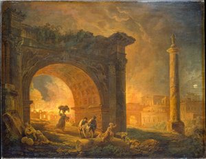 Roomalaiset rauniot tekijältä Hubert Robert