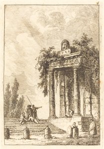 Portaat neljälle maamerkille tekijältä Hubert Robert